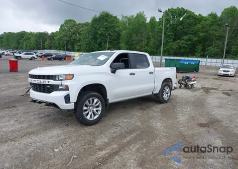 2020 Chevrolet Silverado 1500 4Wd Short Bed Custom z USA, uszkodzony, nr VIN 1GCPYBEH1LZ267892
